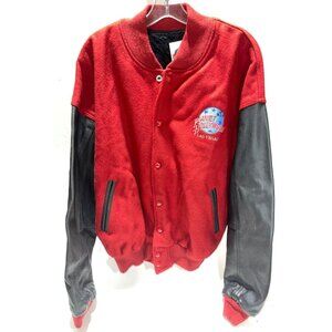 Planet Hollywood Jacket Men's XL Letterman USA Made VTG